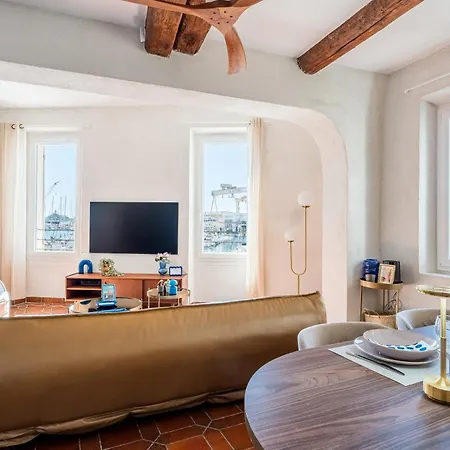 Apartment Captain Watch - Vue Sur Le Port & Les Bateaux - Parking Souterrain Offert La Ciotat